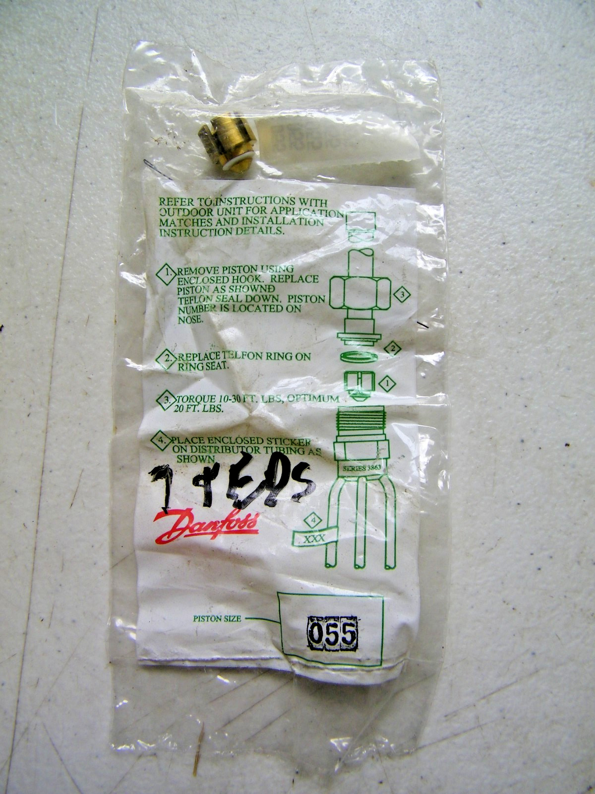 Goodman Danfoss 055 Metering Piston Orifice