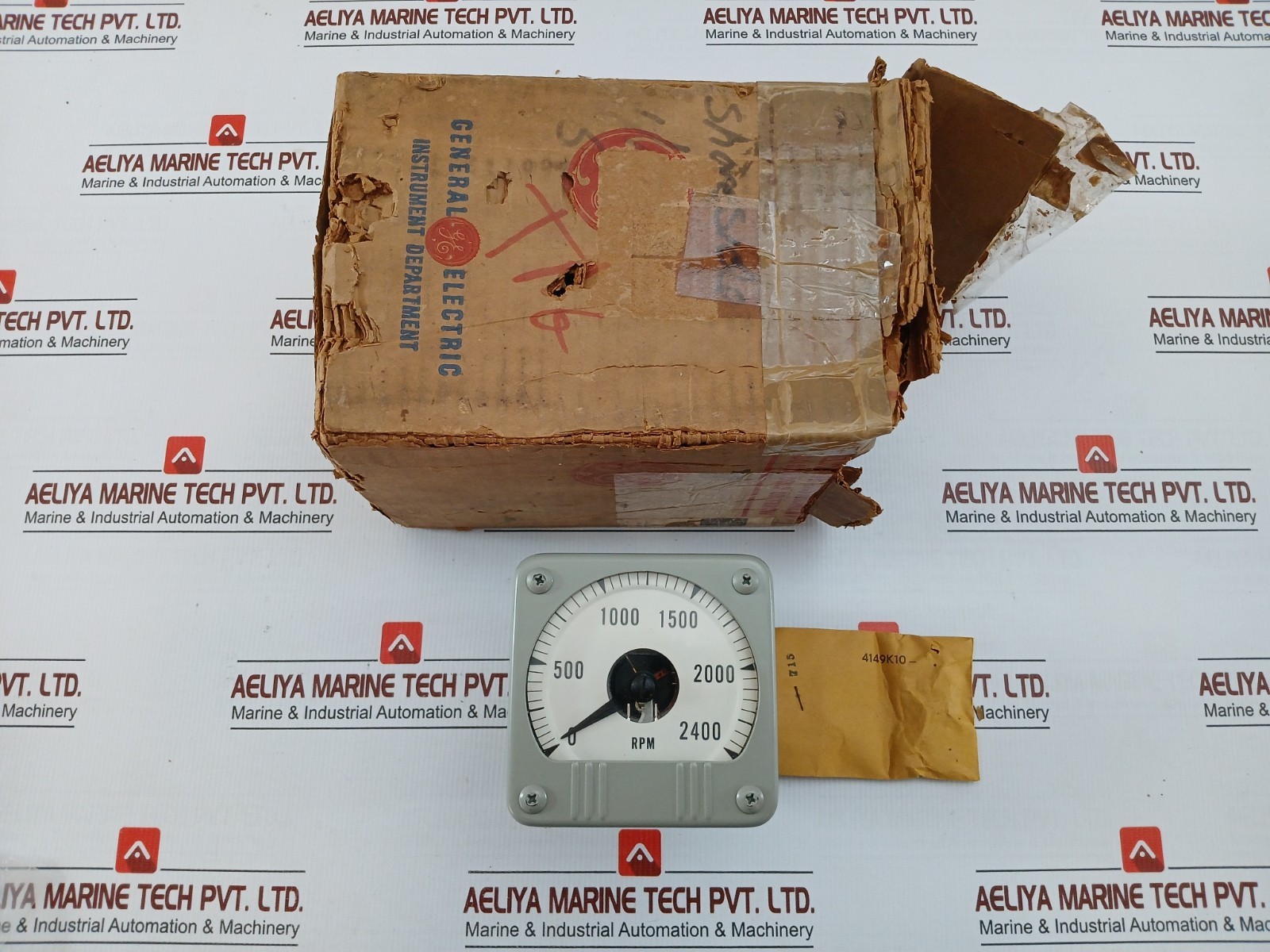 GENERAL ELECTRIC DB 14 RPM Meter 160V 0-2400 RPM
