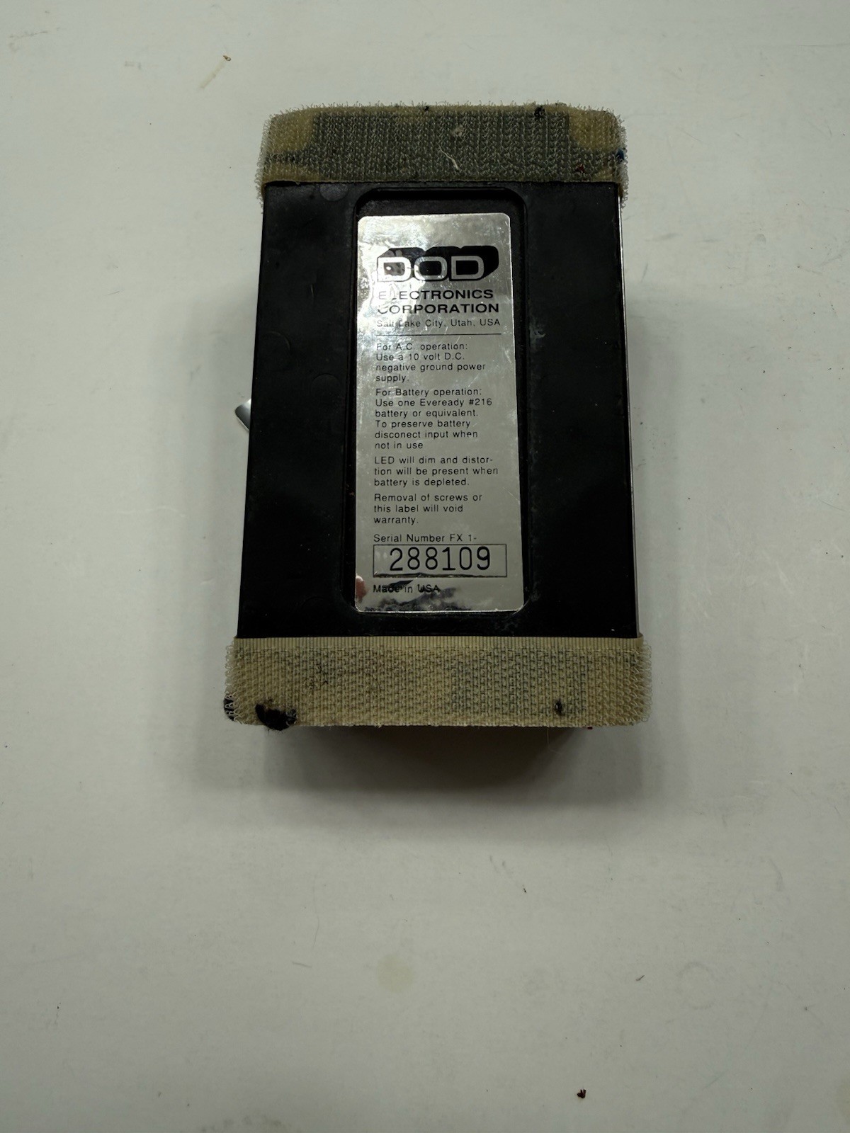 DOD Digitech DFX9 Digital Delay Echo Vintage Guitar Effect Pedal *READ*