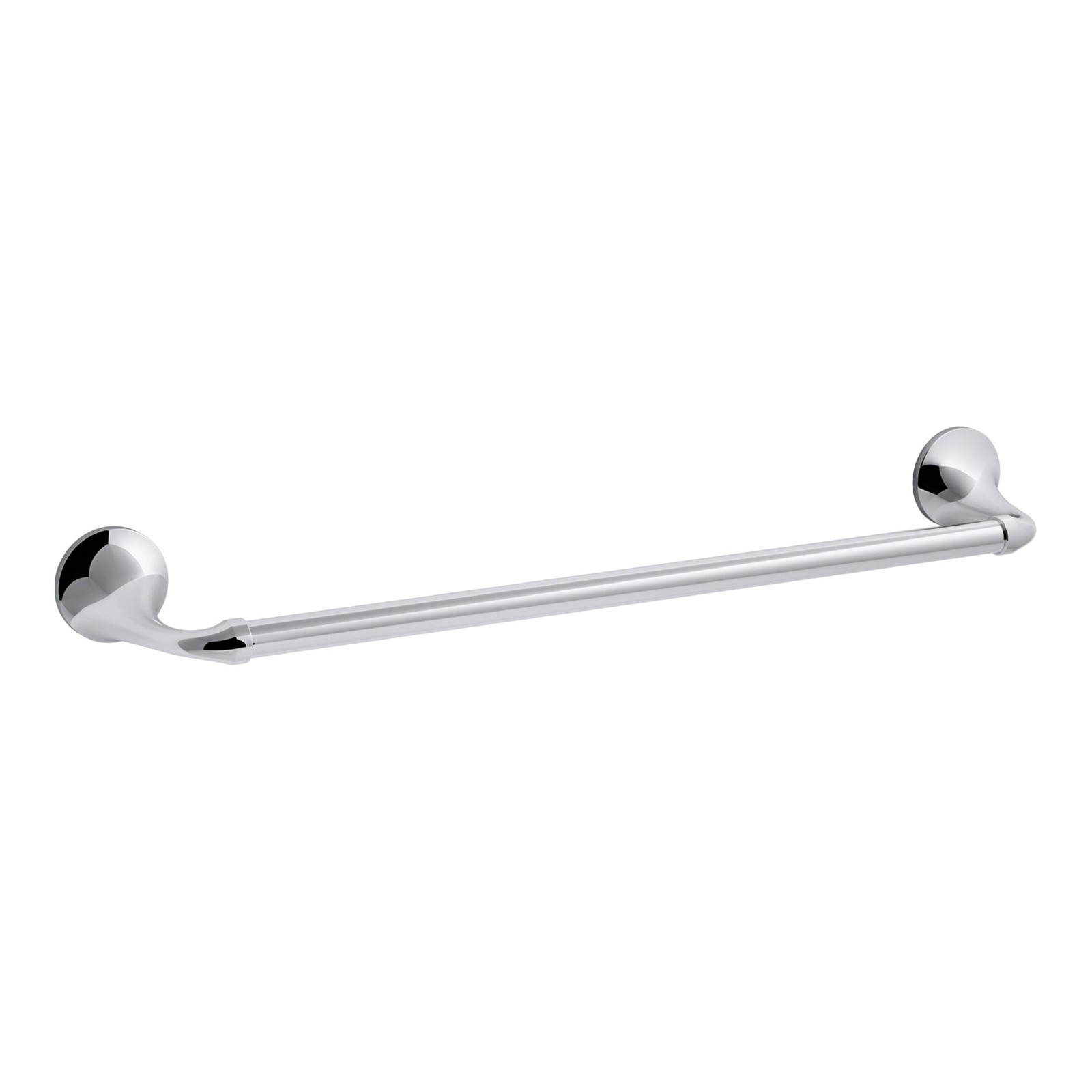 KOHLER K-R72784-CP Elliston 18 In. Towel bar, 18 Inch, Polished Chrome