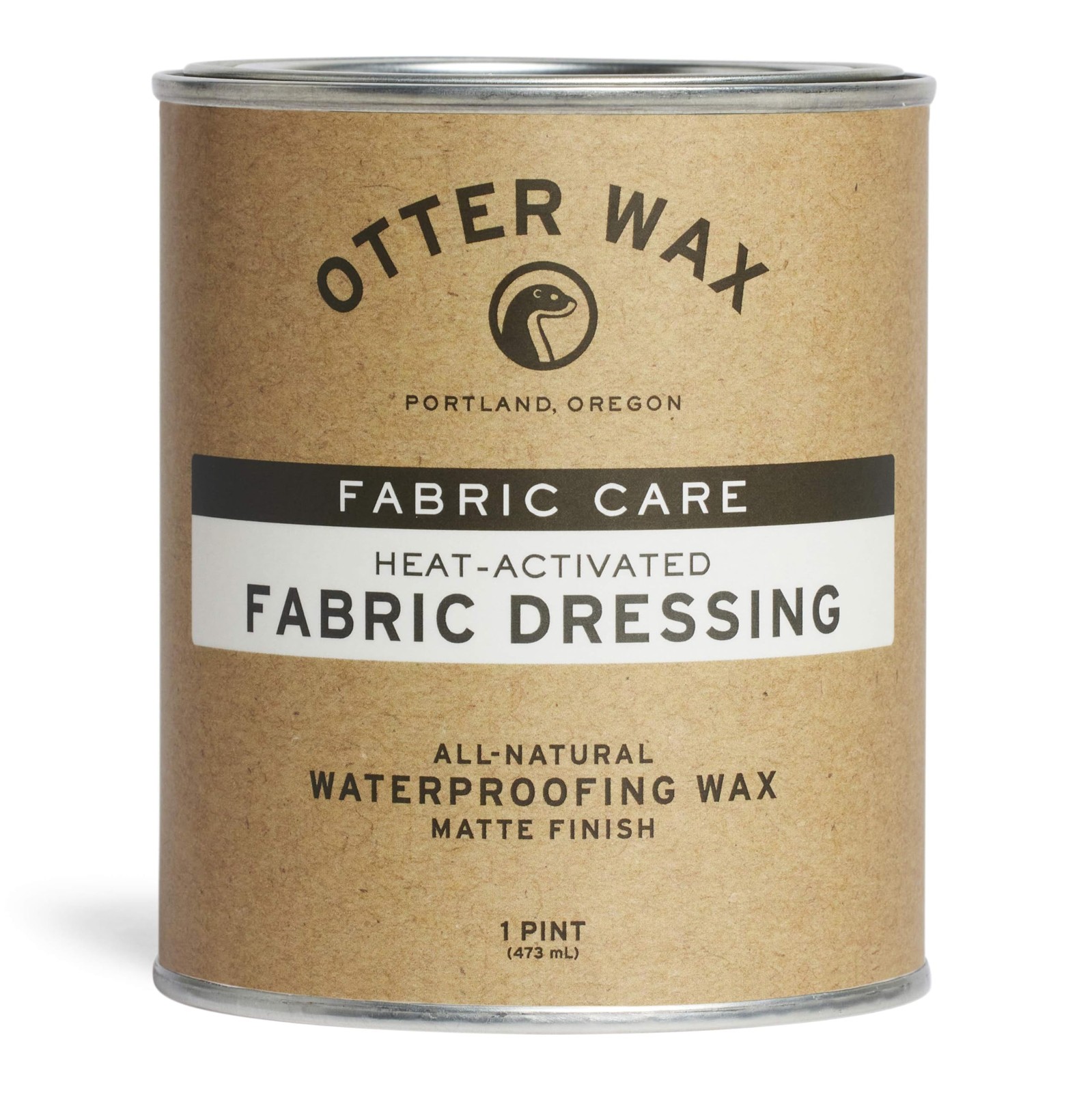 Otter Wax Heat-Activated Fabric Dressing | 1 Pint | 1 Pint, Neutral