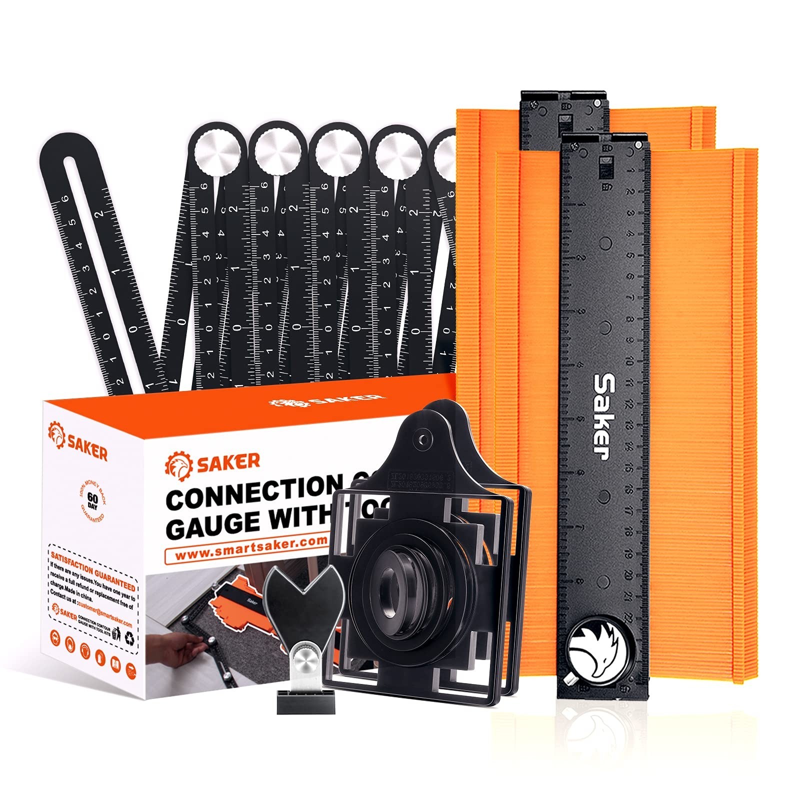 Multi-Function Scribing Tool & Contour Gauge Profile Tool Set - Precision Measur