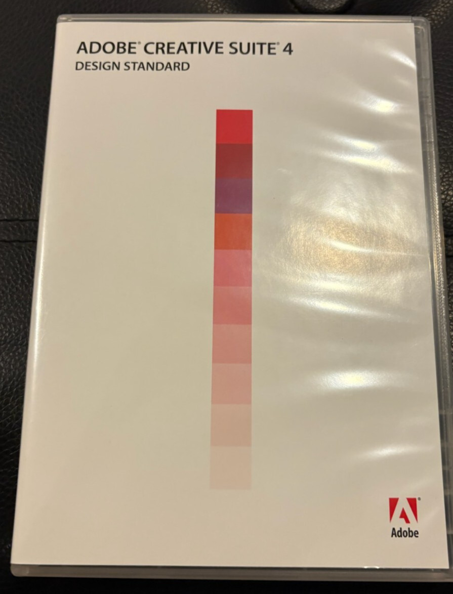 ADOBE CREATIVE SUITE 4 DESIGN STANDARD MAC Discs with SERIAL NUMBER