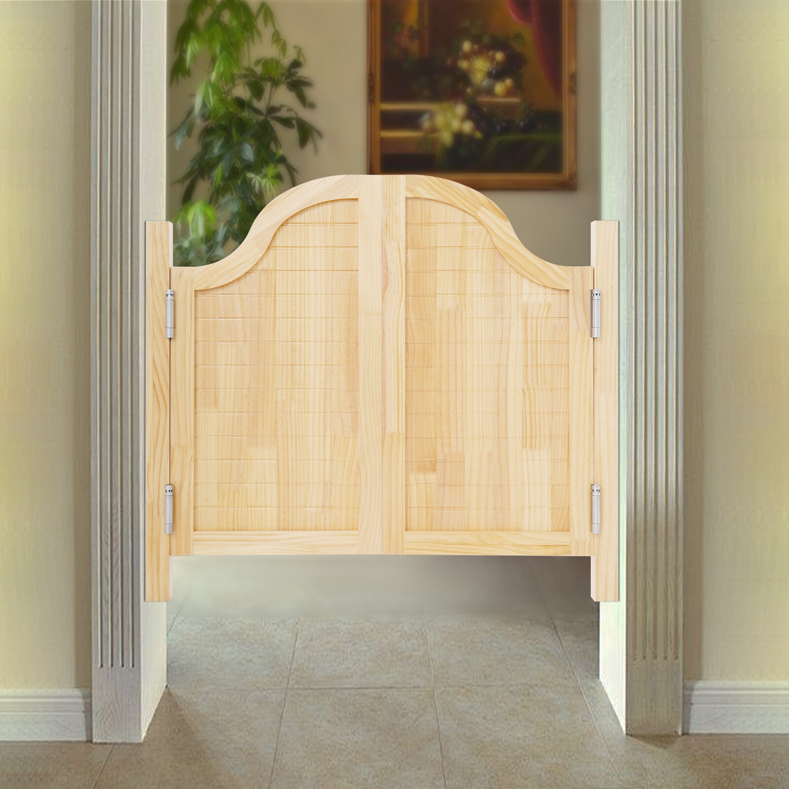 100x80cm Partition Door Door-mounted Swing Solid Wood Door Partition Door Modern