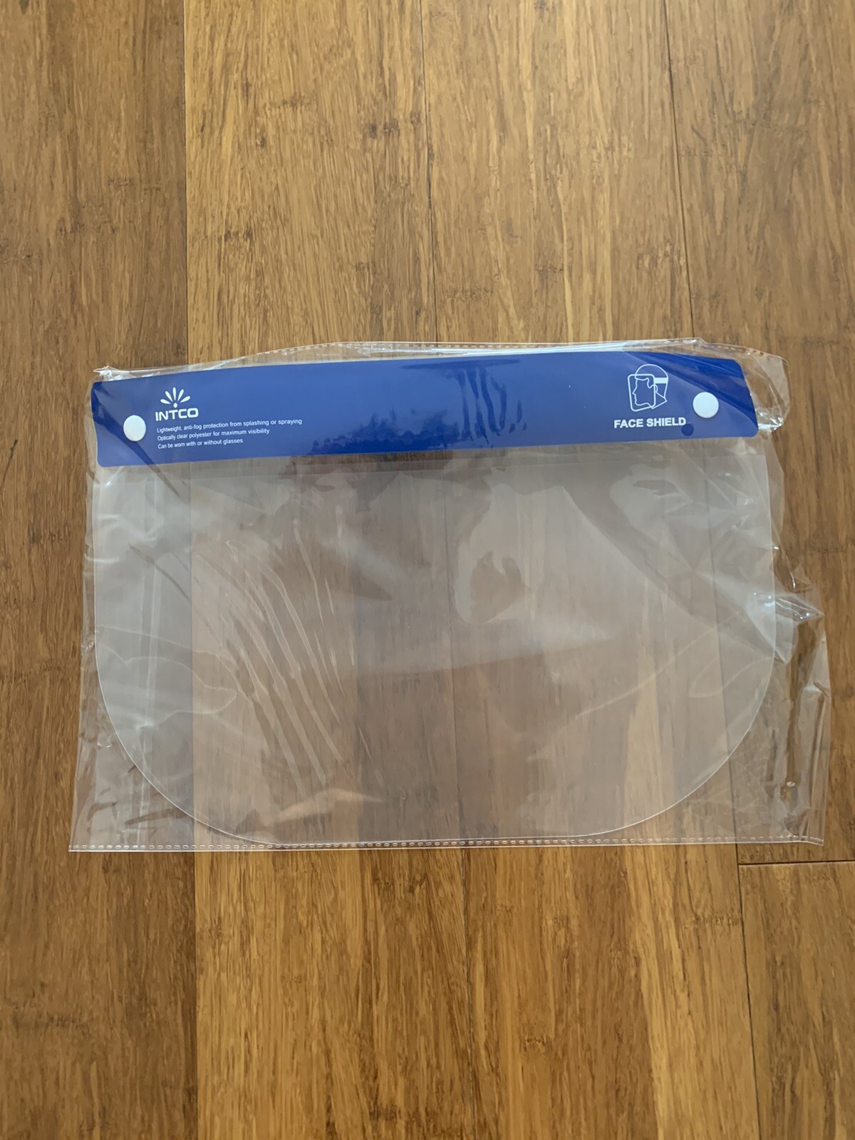 Face Shield Lightweight Clear Anti-Fog Protection Be Protected 12.7”X9.2”