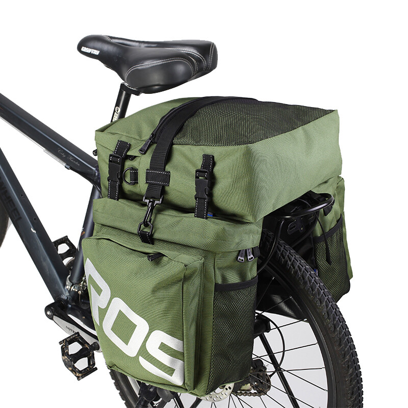3 In 1 Bicycle Trunk Bags Mountain Road Cycling Carrier Rack Waterproof Bag 37L