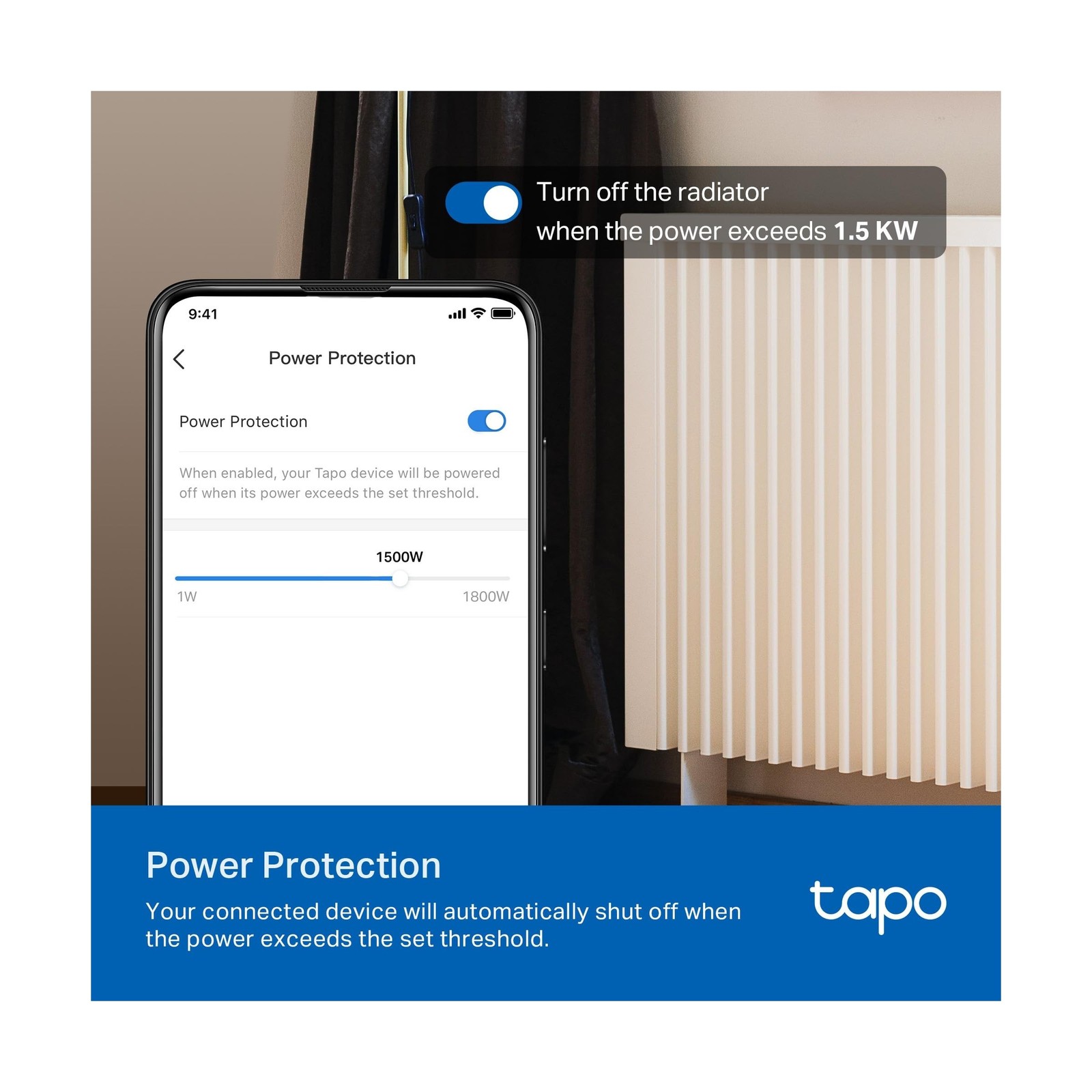 TP-Link 𝗧𝗮𝗽𝗼 Smart Plug Wi-Fi Mini, Energy Monit