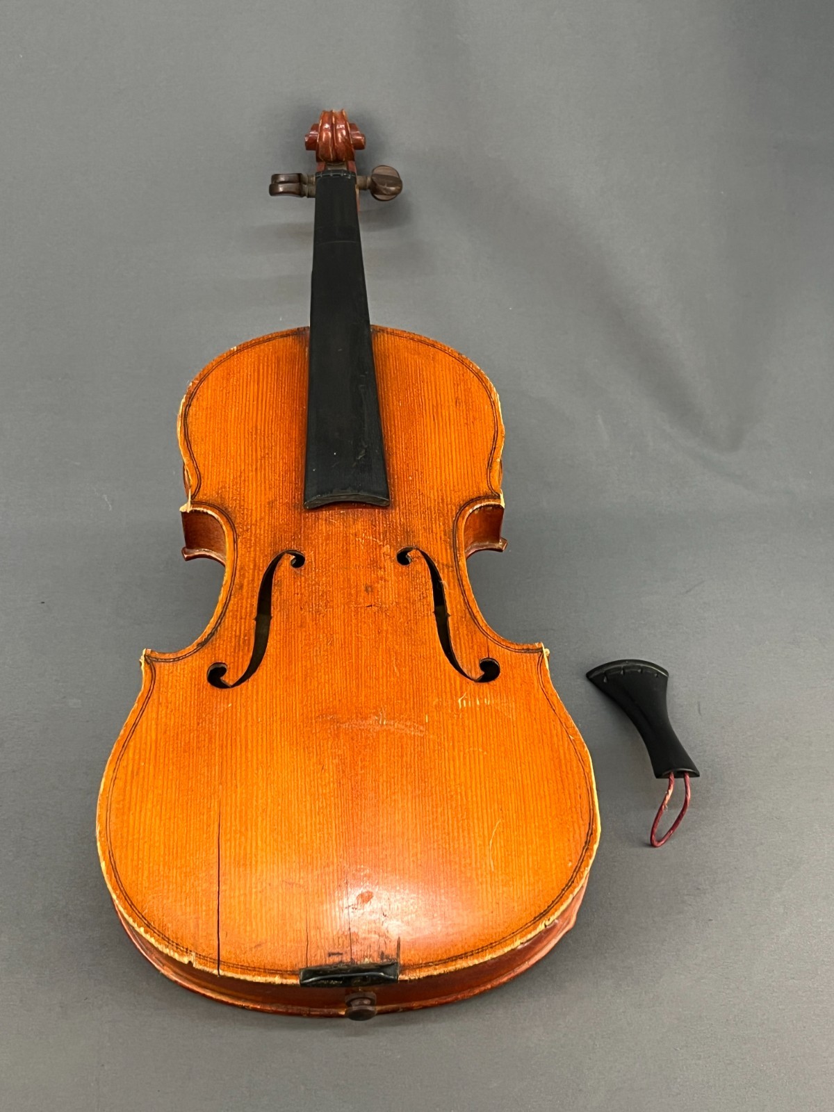 Antique French Full Size 4/4 VIOLIN For Repair or Parts