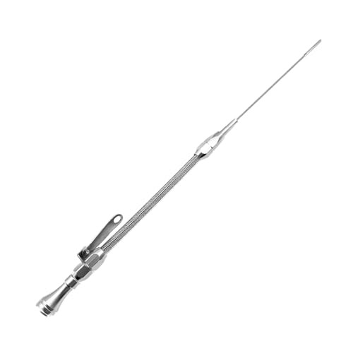 -8445 FE Compatible with Ford FE Big Block Stainless Flexible Dipstick. Silver