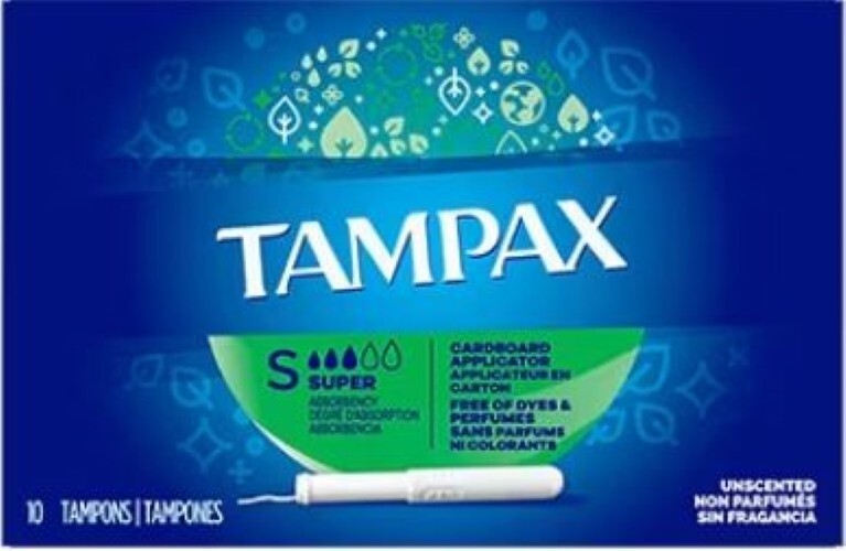 Tampax Super 60 Tampons - 6 Boxes - 10 Tampons each box