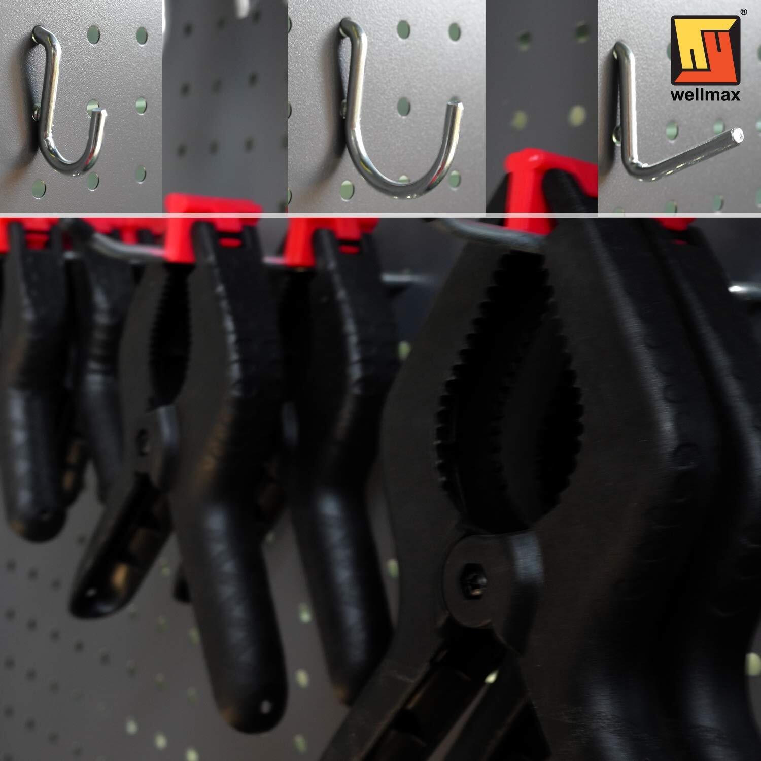 30pc Heavy Duty Pegboard Hooks Set Peg Board Hook Assortment And Accessories For