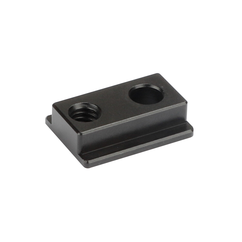 CAMVATE Small Mounting Block With 1/4"-20 Mounting Points For Camera Cage Acces
