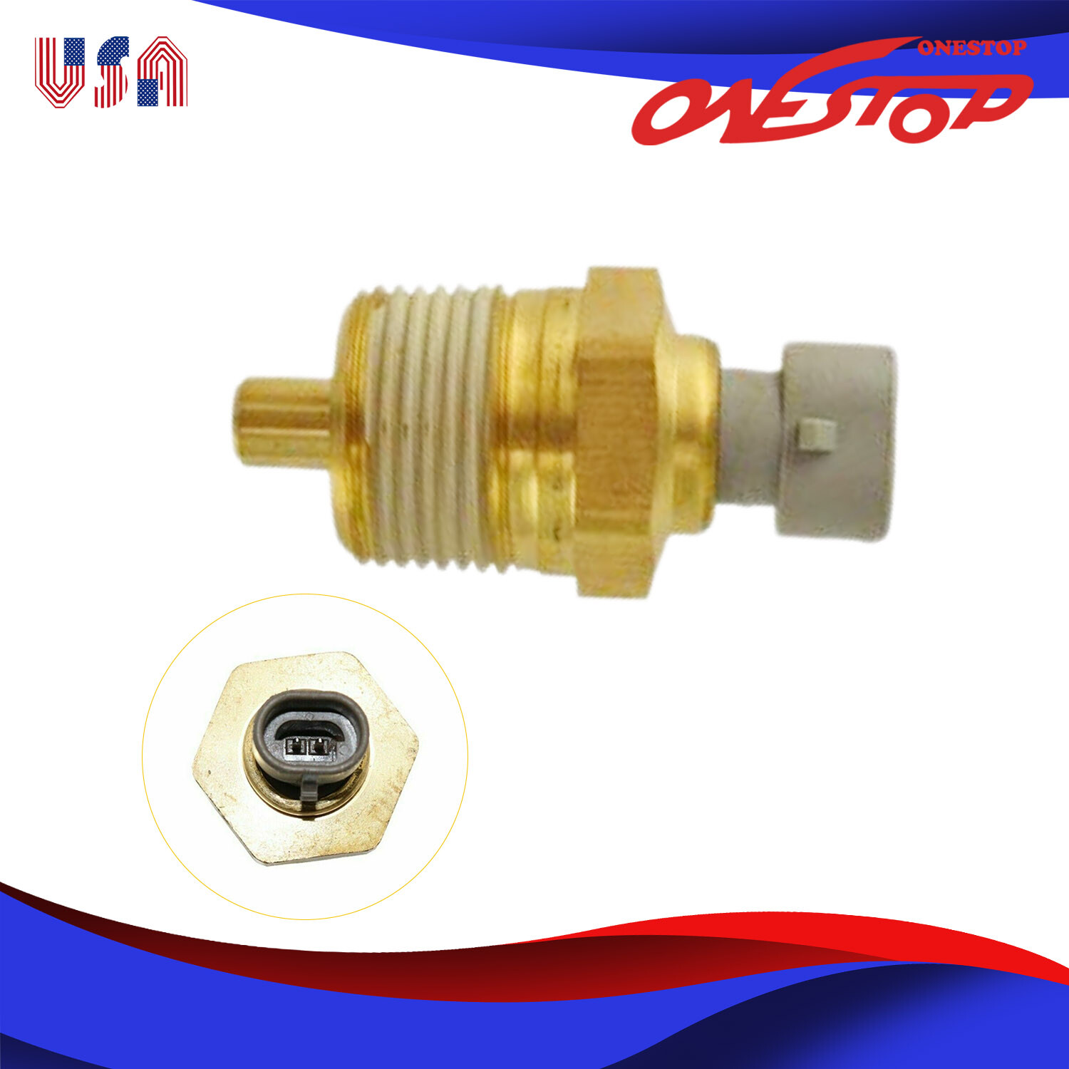 Coolant Temperature Sensor Fit for Detroit Diesel Series 60 Engine 23514708