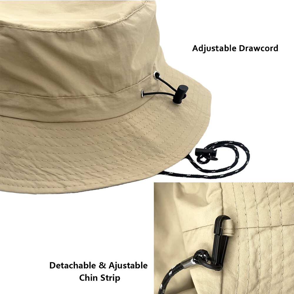 Waterproof Bucket Sun Hat UV Protection Wide Brim Travel Packable Men Women Gift