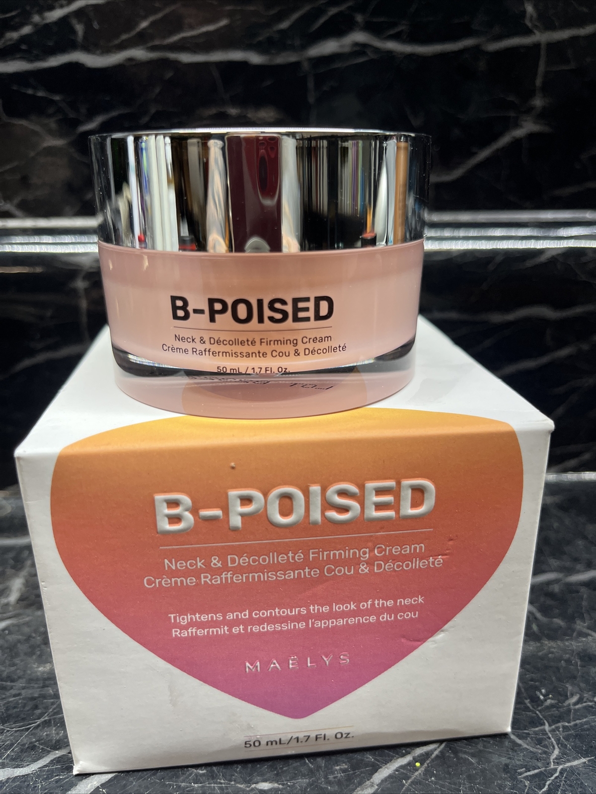 Maelys B-POISED Neck & Decollete Firming cream 1.7oz NEW In  Box Free Shipping
