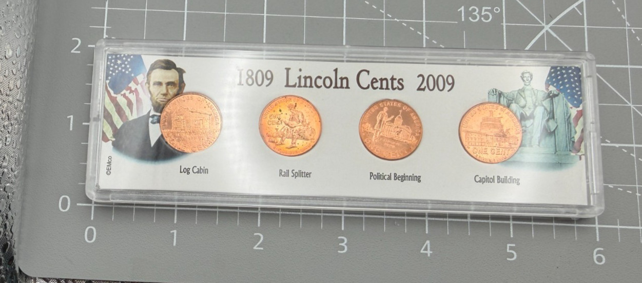 2009 Lincoln Bicentennial Cents 1809-2009 4-Coin Set