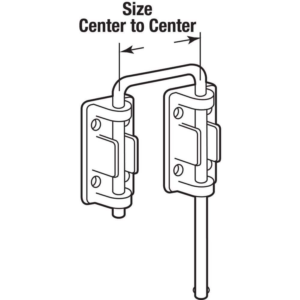 Prime-Line Sliding Door Loop Lock - Nickel Plated
