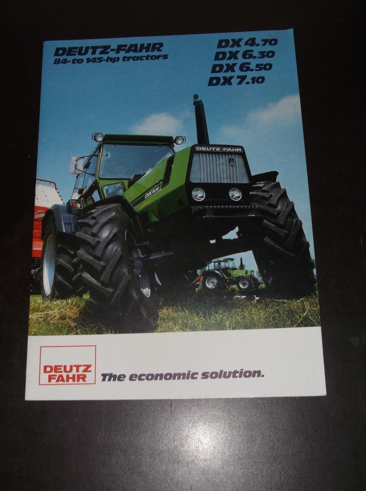 VINTAGE DUETZ-FAHR TRACTORS DEALERS BROCHURE MODEL DX 4.70 DX 6.30 DX 6.50 7.10