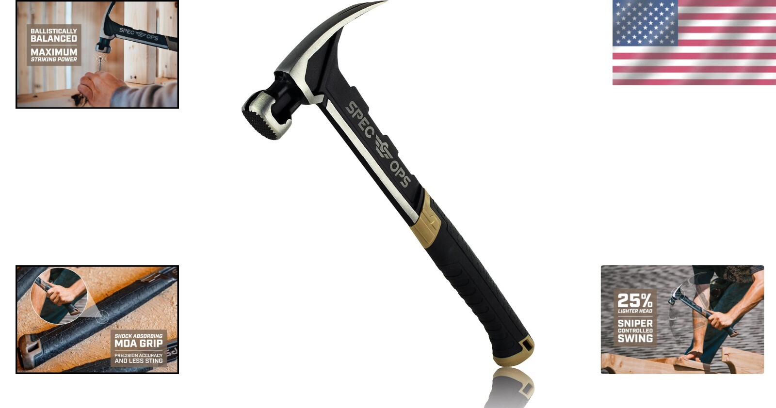 Durable Alloy Steel Framing Hammer - 25% Lighter, Precision Controlled Swing