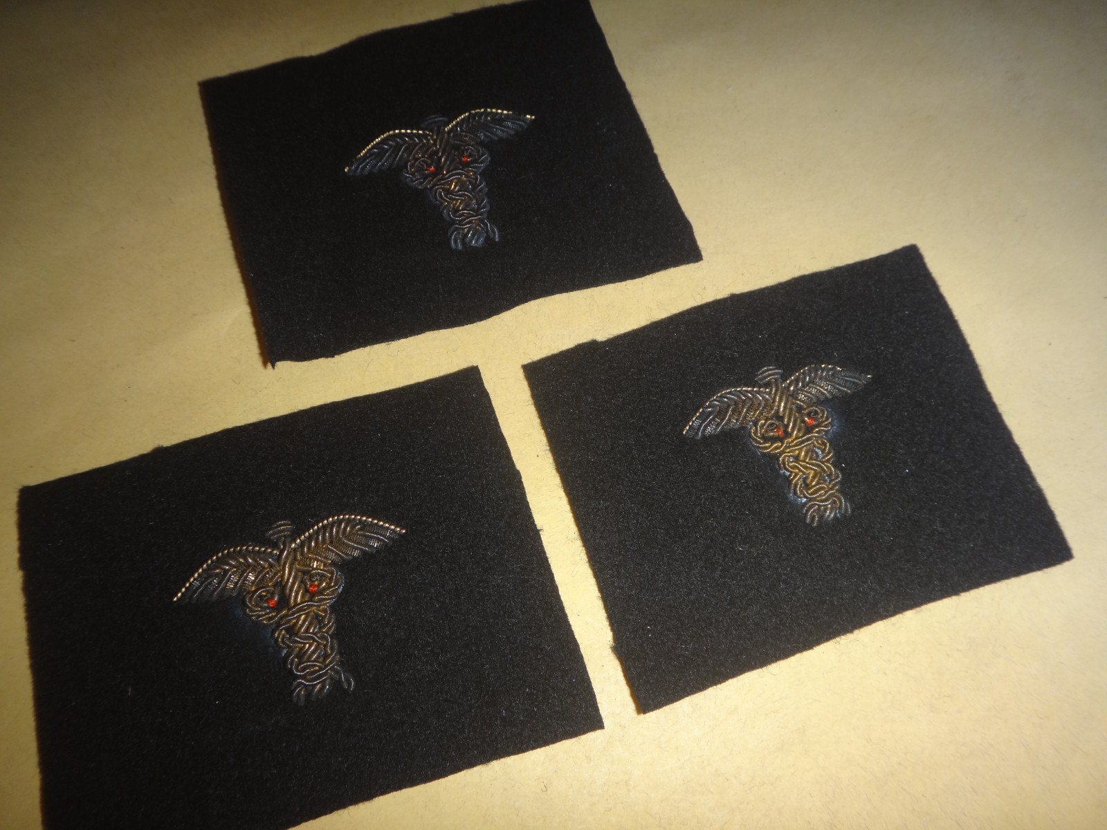 Three (3) US Army MEDICAL CORPS Patches