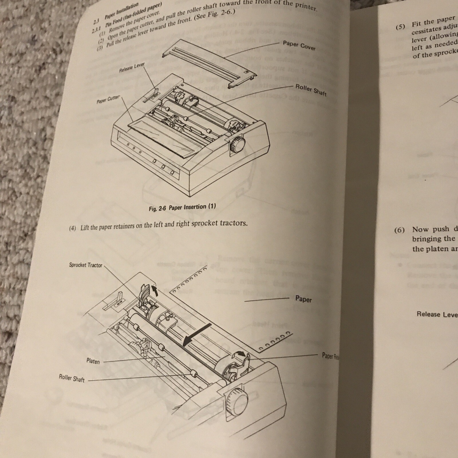 C. Itoh Dot Matrix Serial Impact Printer Model 8510A User Manual Vtg Computer