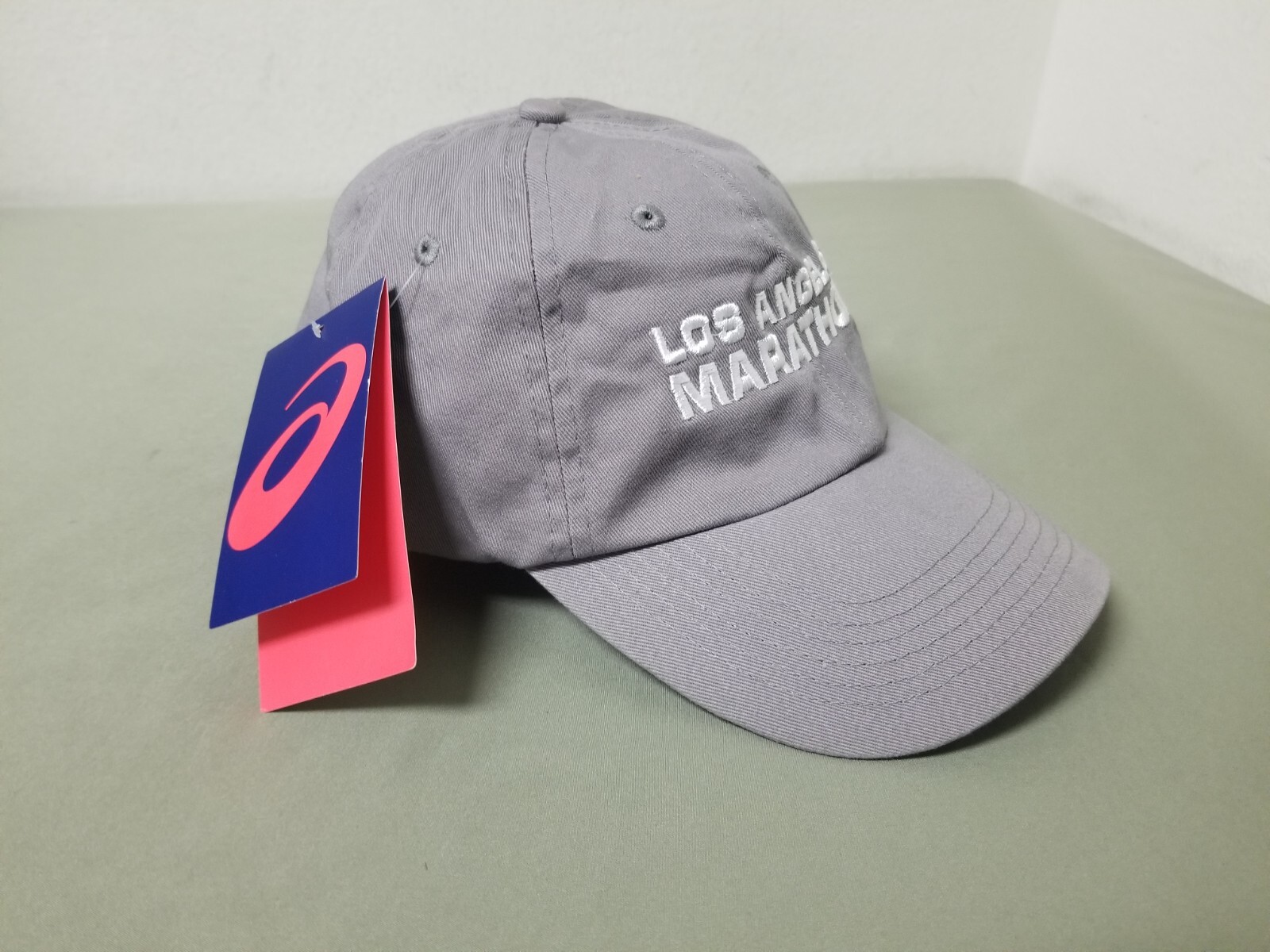 New Asics Los Angeles Marathon Adjustable Strap Baseball Cap.
