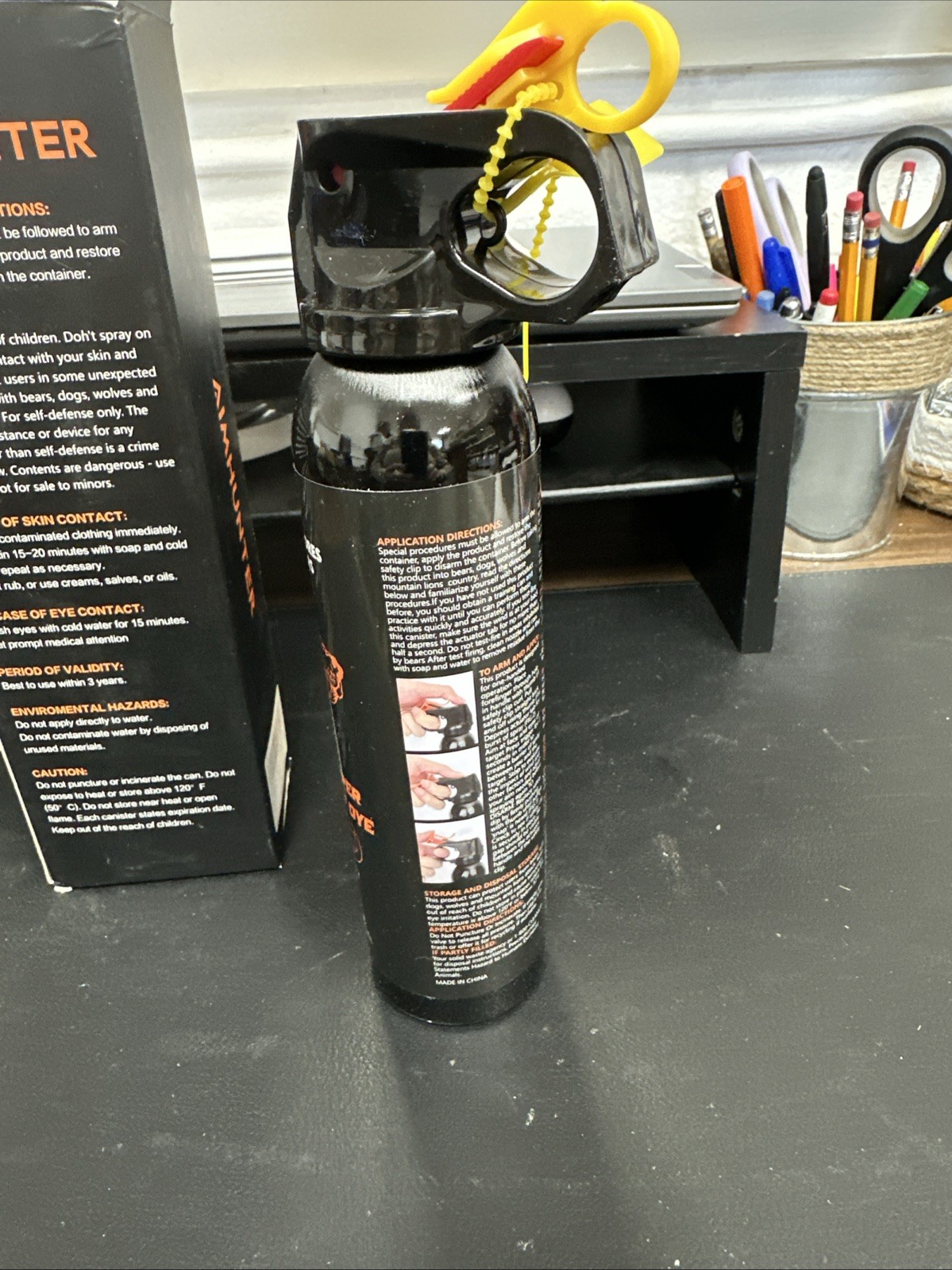 AIMHUNTER tactical pepper spray with uv dye