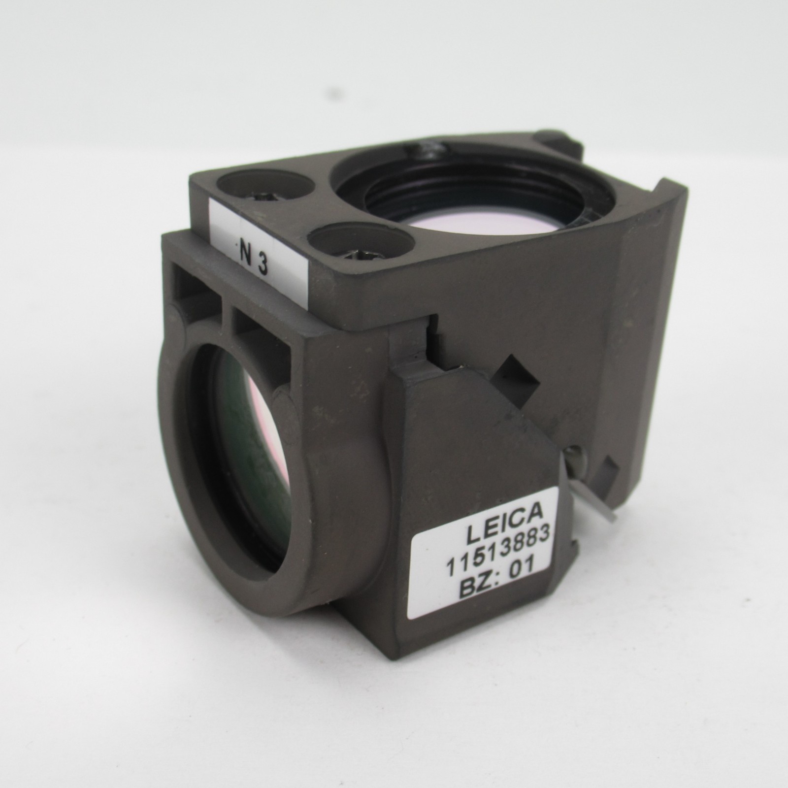 LEICA N3 11513883 FLUORESCENCE MICROSCOPE FILTER CUBE SIZE K - DEGRADATION