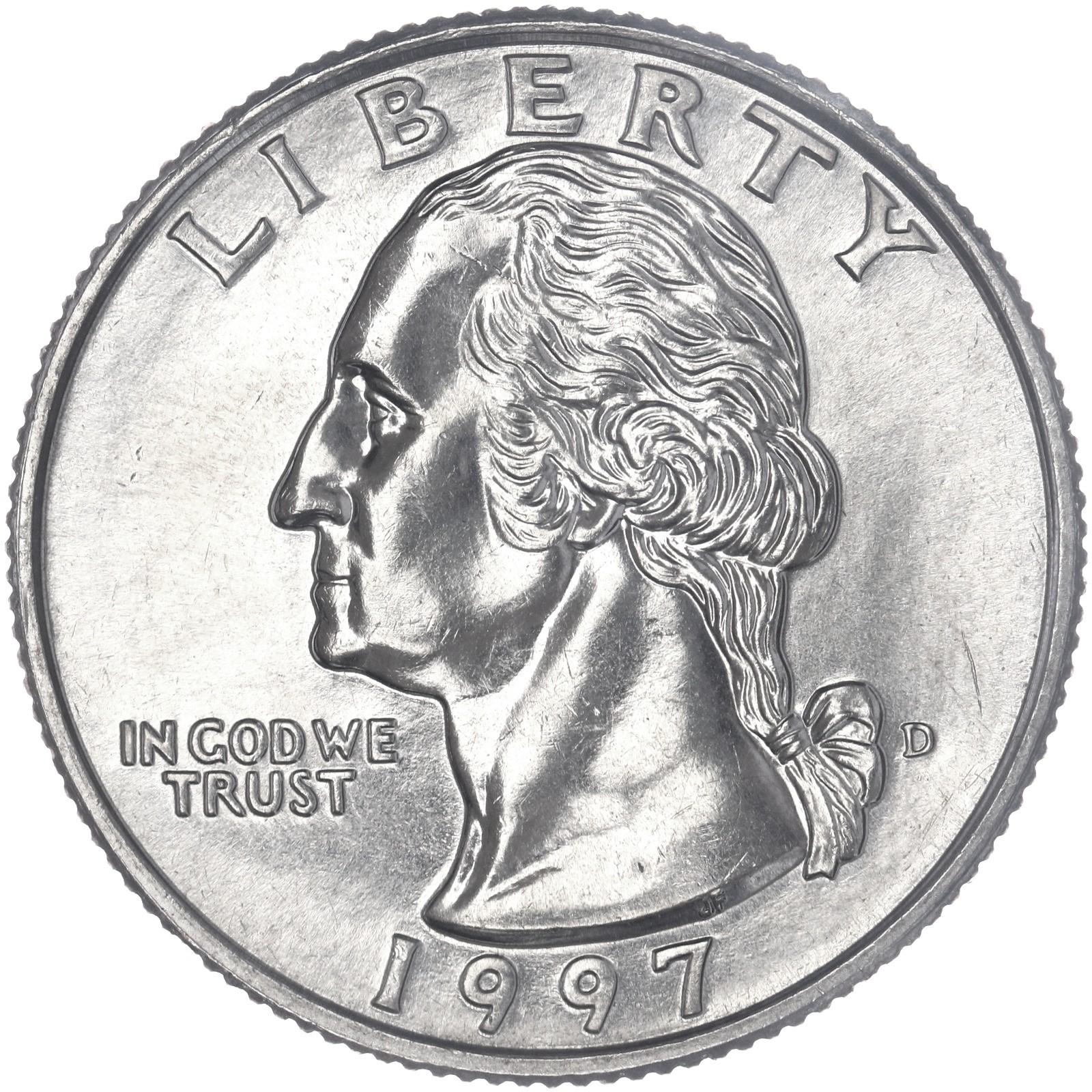 1997 D Washington Quarter Choice BU US Coin See Pics R410