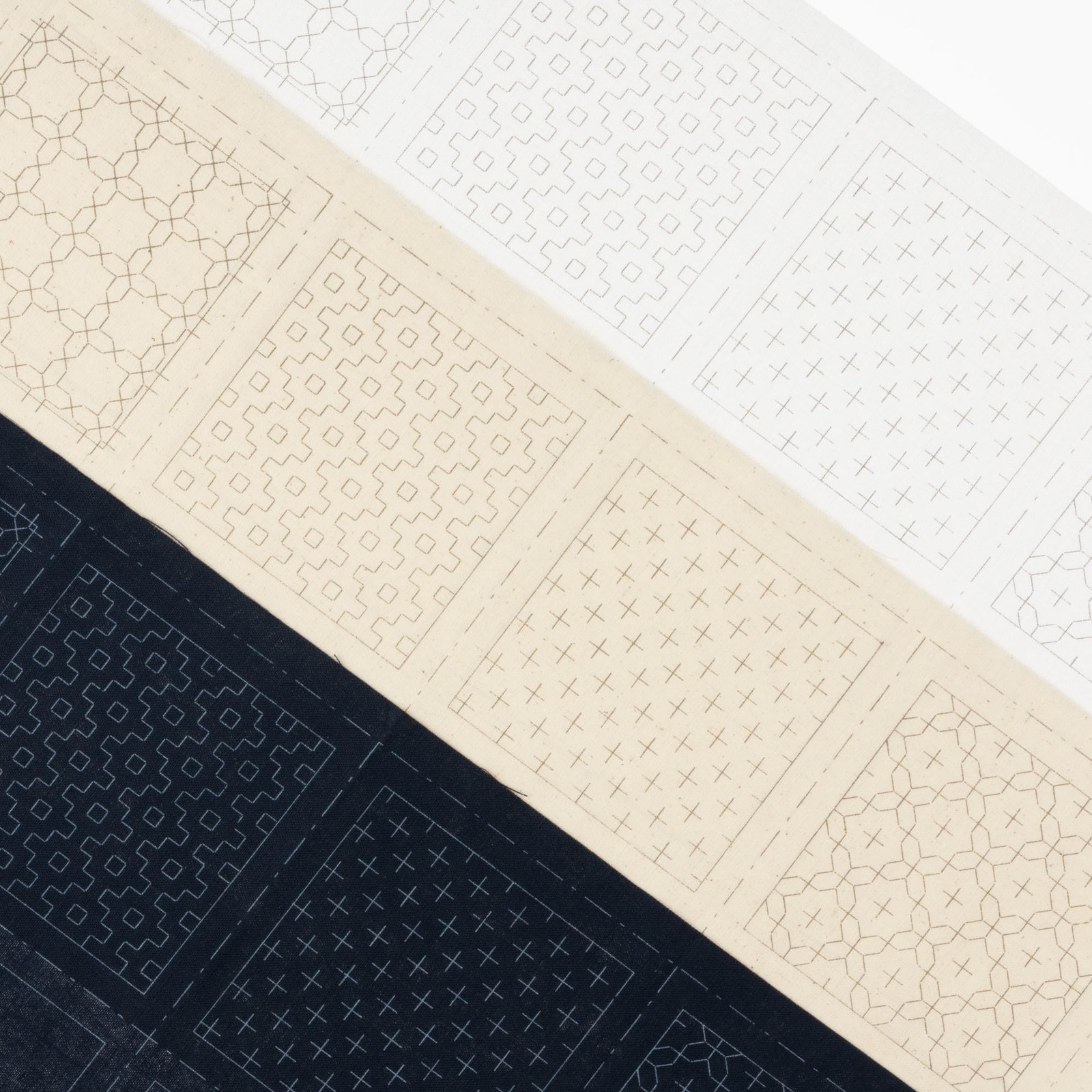 Cosmo Sashiko Kit Hitomezashi White 98916