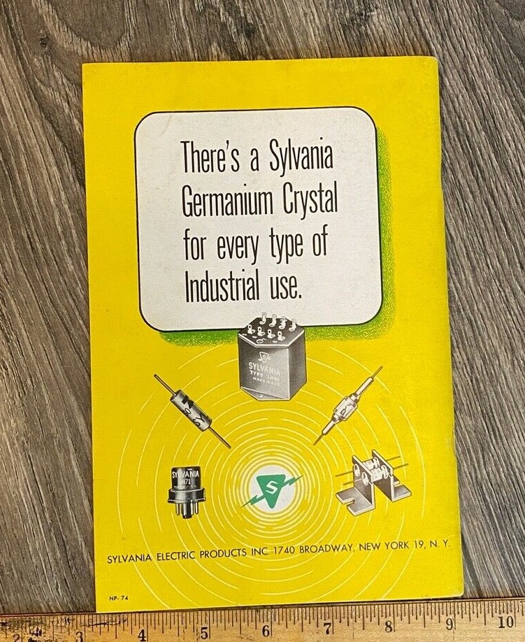 Sylvania Industrial Uses for Germanium Crystals 1954