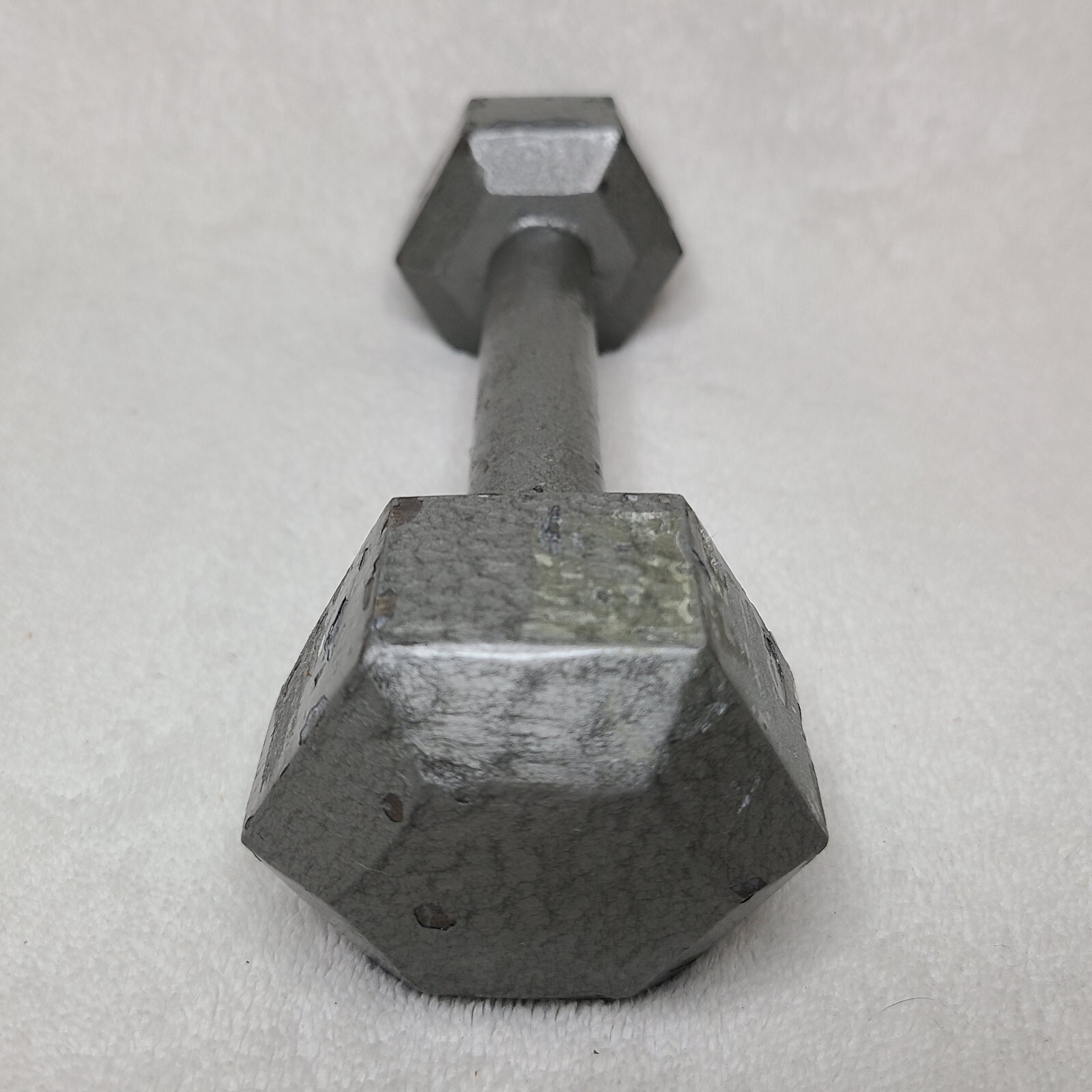5 lb Cast Iron Hex Dumbbell Weight Single