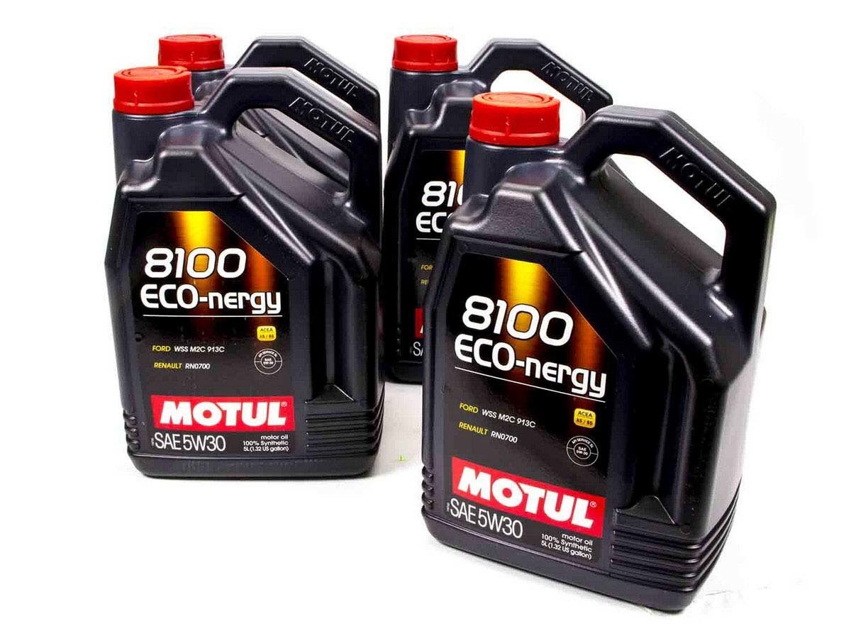 Motul Motor Oil - 8100 Eco-nergy - 5W30 - Synthetic - 5 L - Set of 4