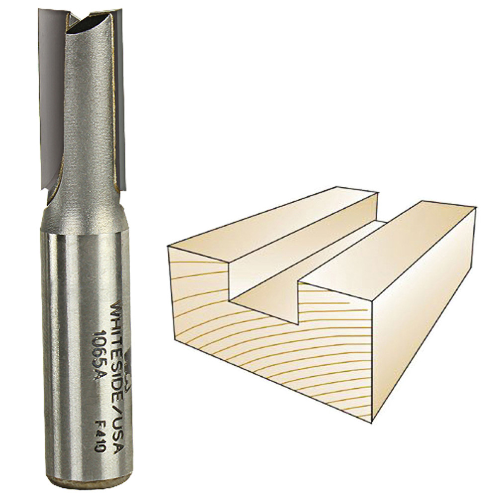 Whiteside Straight Bit with 31/64" Cutting Diameter and 1" Cutting Length