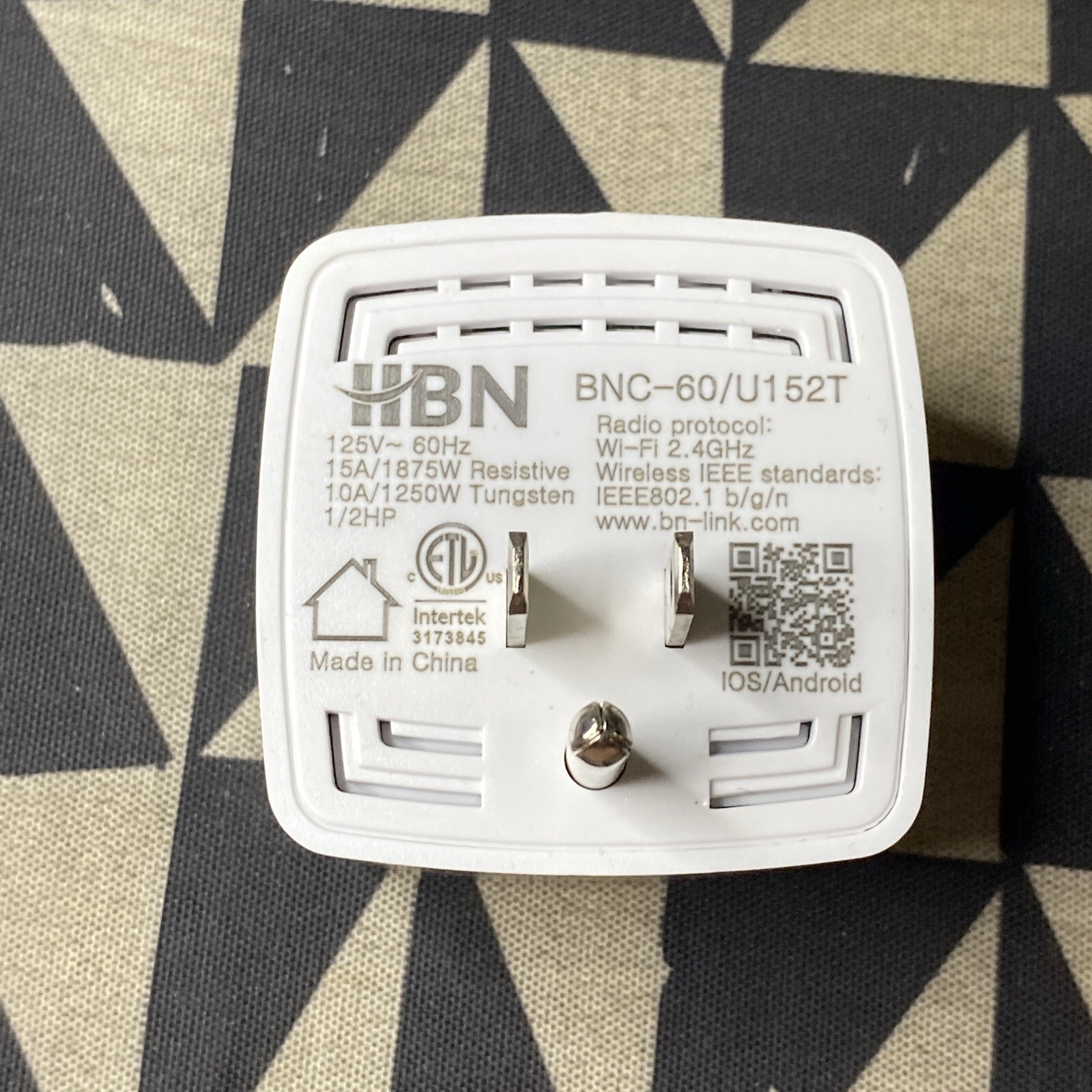 HBN SMART PLUG INTERTEK