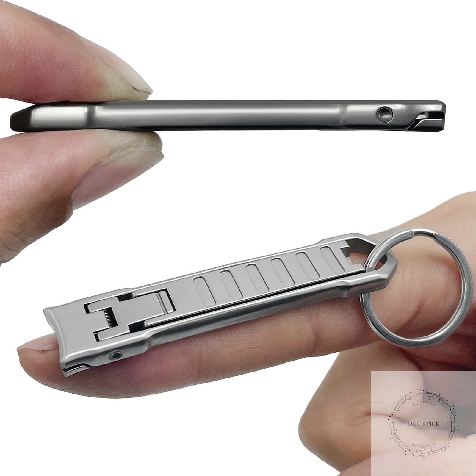 Nail Clippers for Natural Finger Nails Ultra Thin Mini Travel Portable Folding