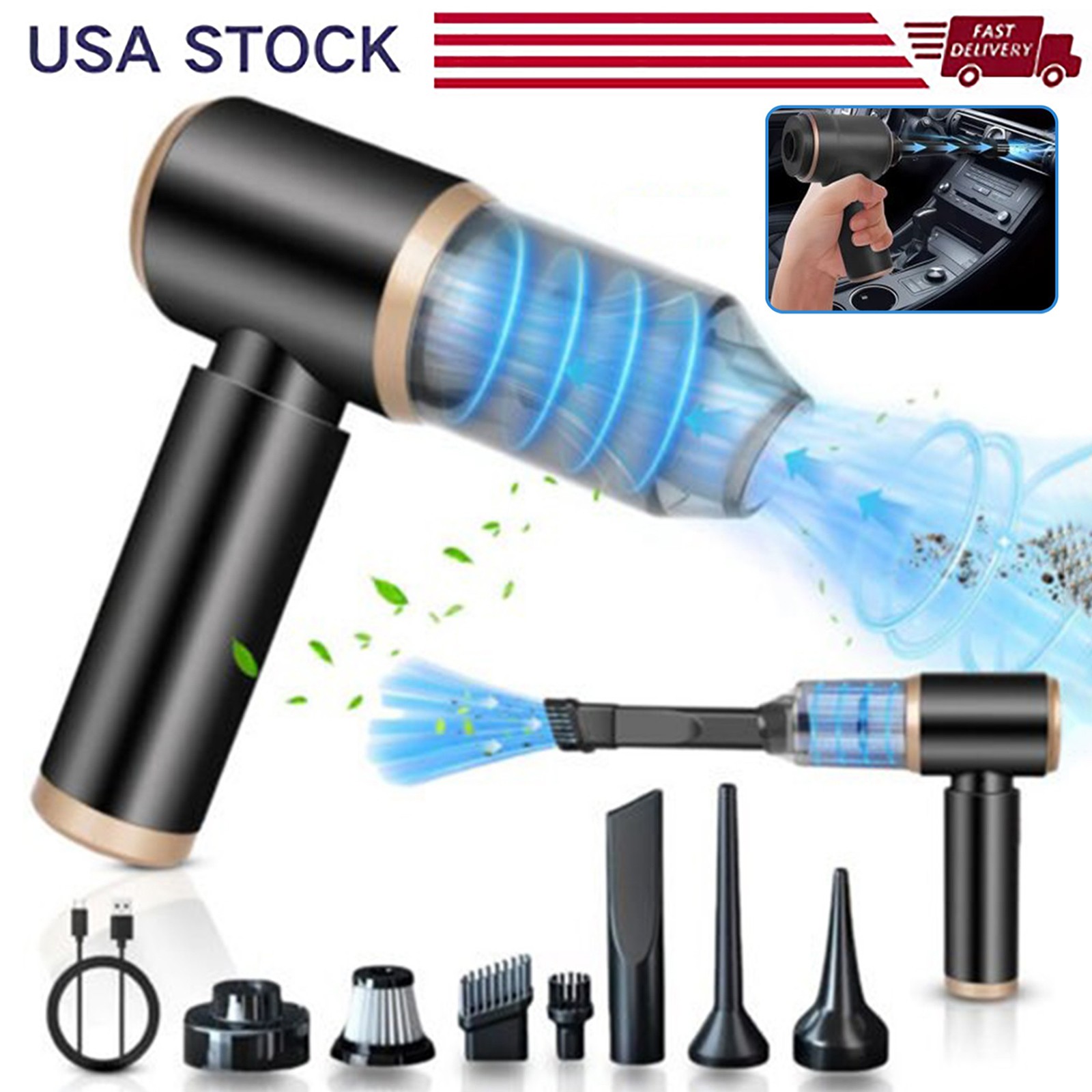 11000PA Cordless Hand Held Mini Vacuum Cleaner Portable Car Auto Home Wireless