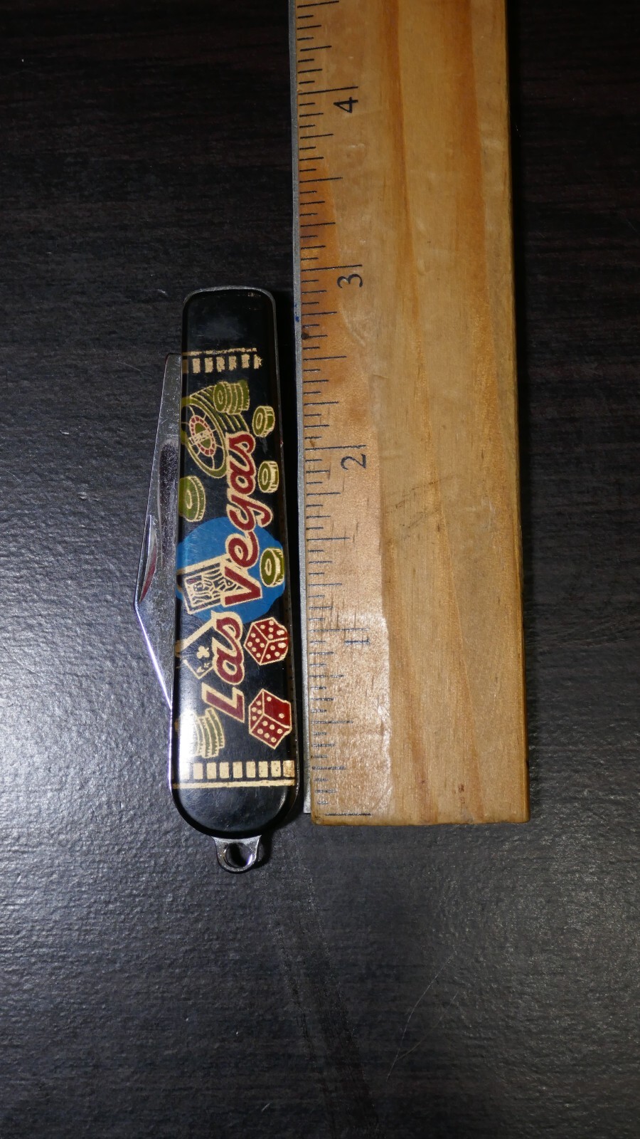 Vintage Las Vegas Souvenir Novelty Collectible Folding Knife 00112