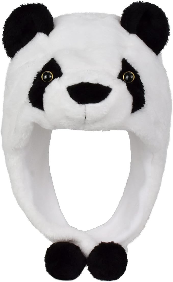 Animal Plush Hat Panda Winter Beanie Funny Costume Hat Warm Adult Teen USA