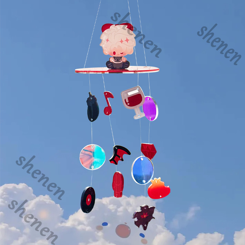 Anime Love and Deepspace Pendant Wind Chime Wind-bell Ceramic Bedroom Cospaly