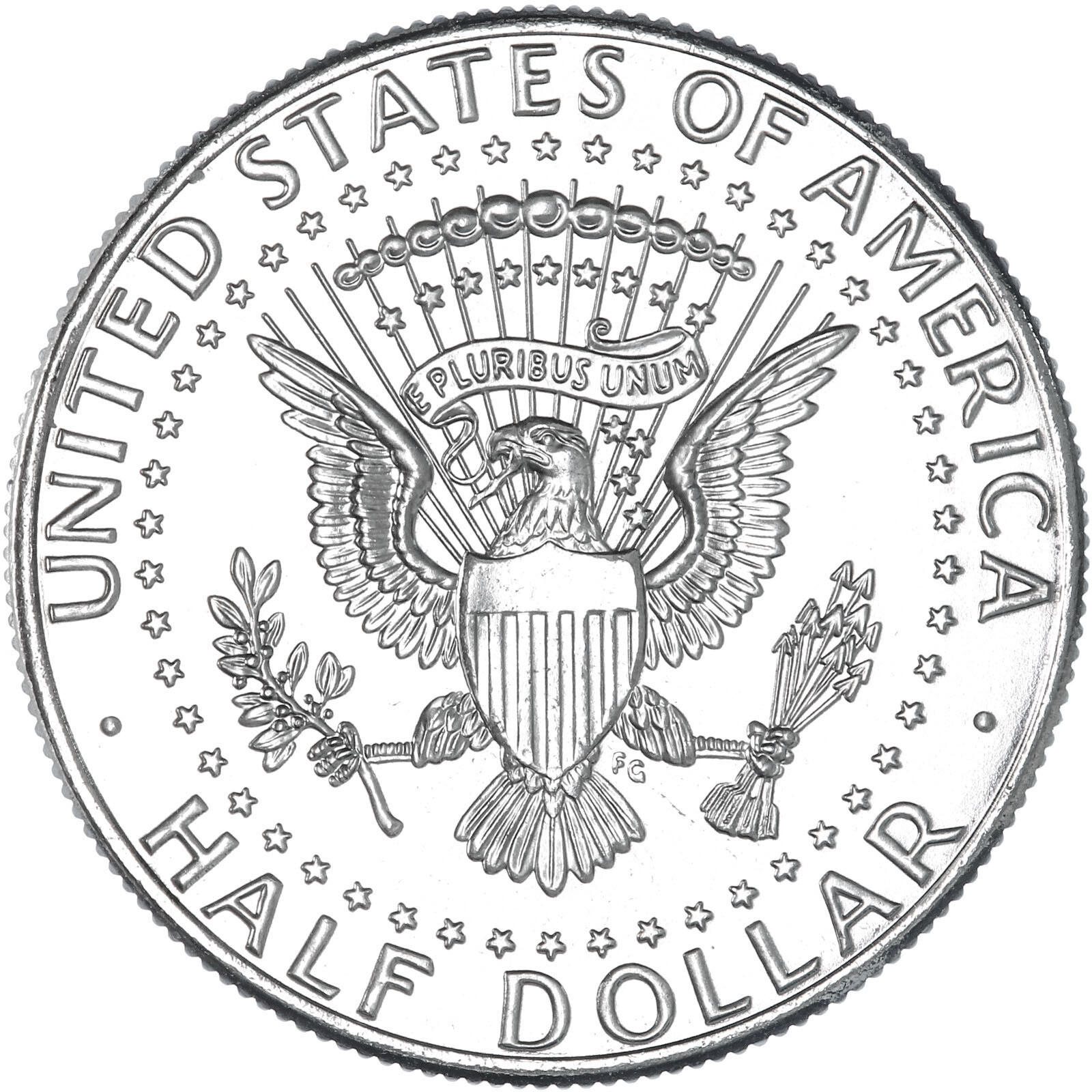 2019 P D Kennedy Half Dollar BU 2 Coin Year Set