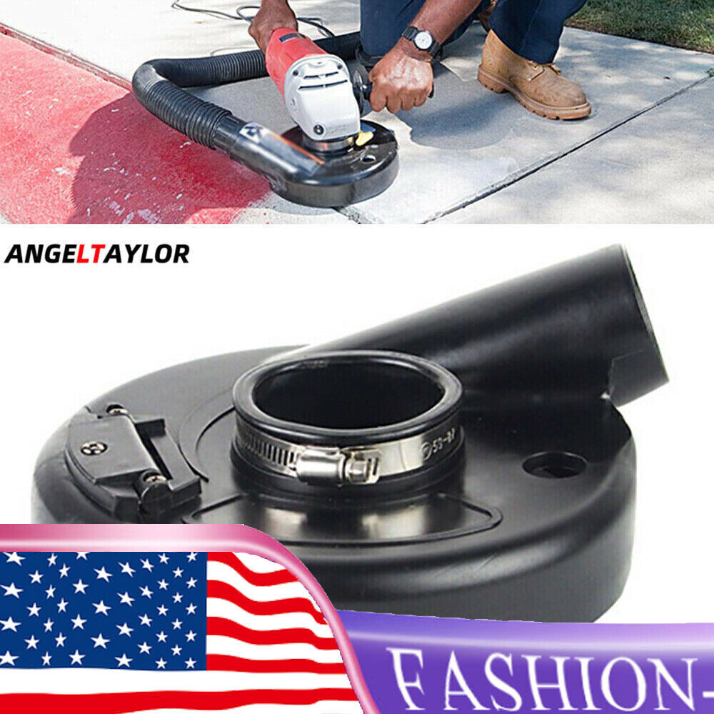 Universal Surface,Angle Grinder Dust Shroud 7 Inch - Dust Cover Collector