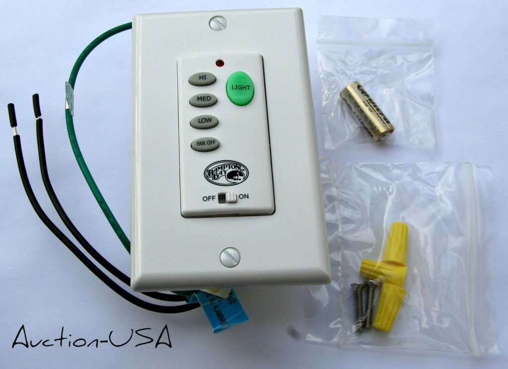 Ceiling Fan Wall Remote 9050H Hampton Bay Harbor Breeze litex WCI-100 GENUINE