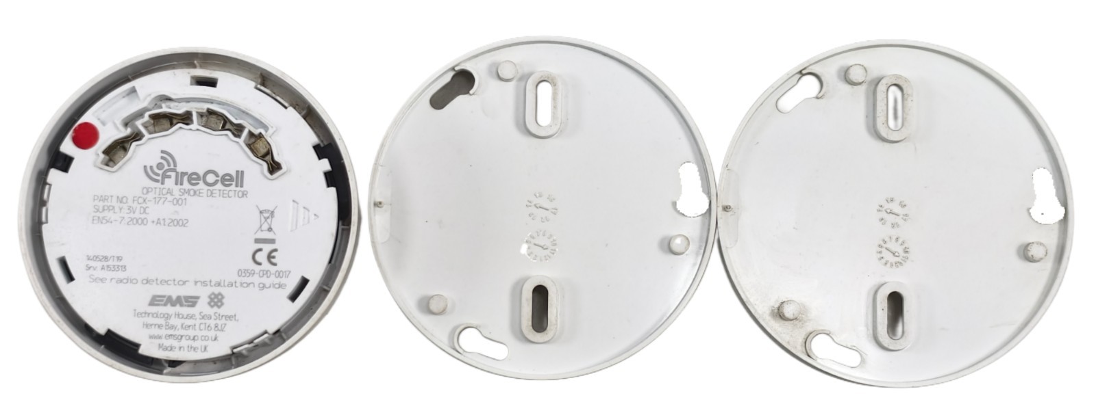 EMS FCX-177-001 Optical Smoke Detector Fire Cell