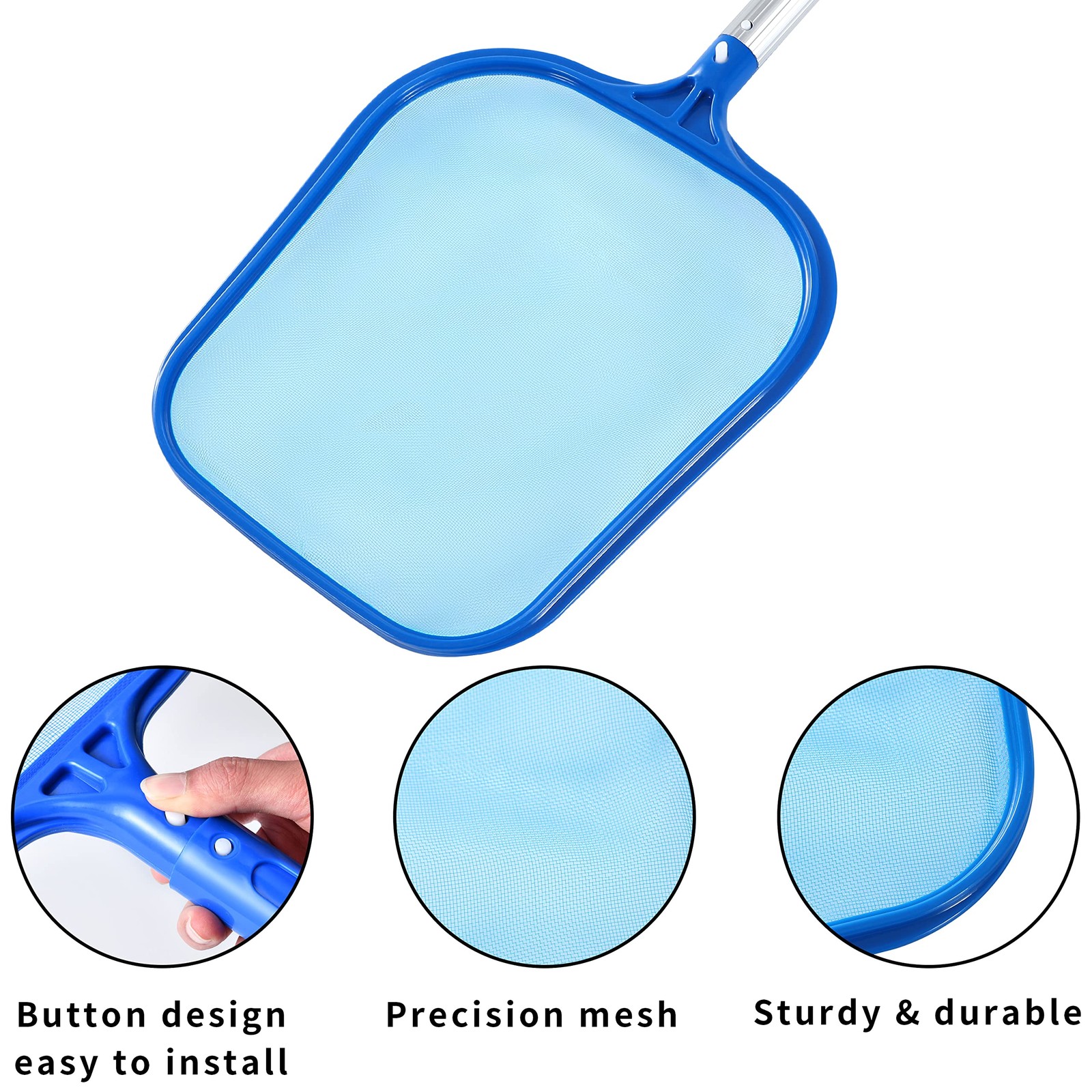 Tavaleu Pool Skimmer - Net with Reinforced Frame,