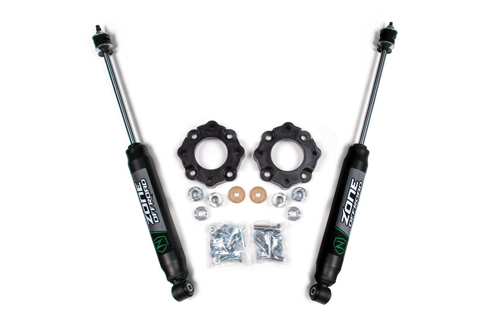 Zone Offroad ZONT9F 2" Leveling Kit	- FOX 2.0 Adventure Shocks