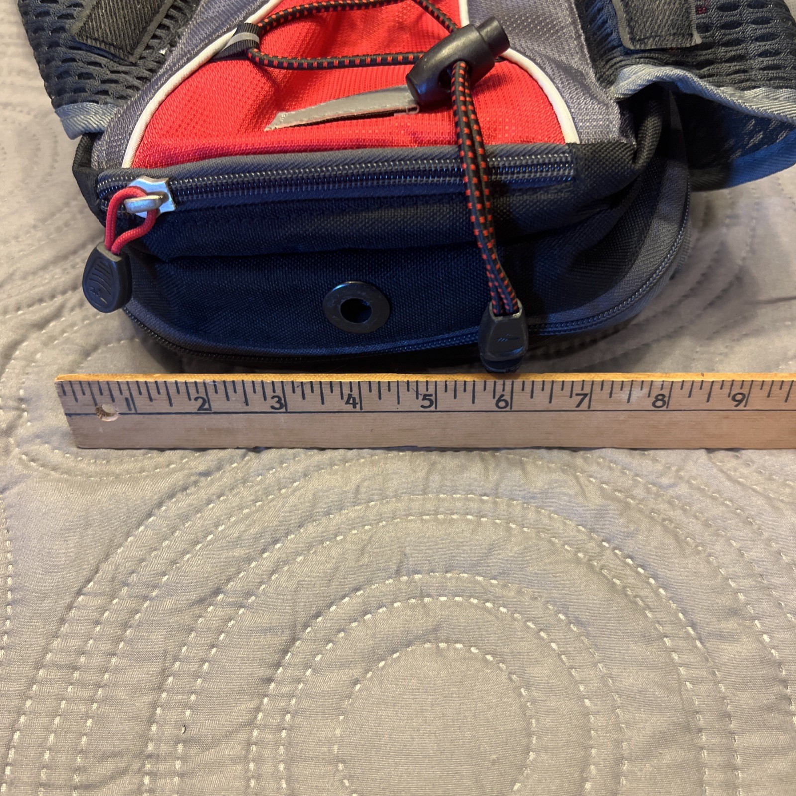 High Sierra HydraHike Hydration Backpack Red Gray Missing Bladder Outdoor Hiking