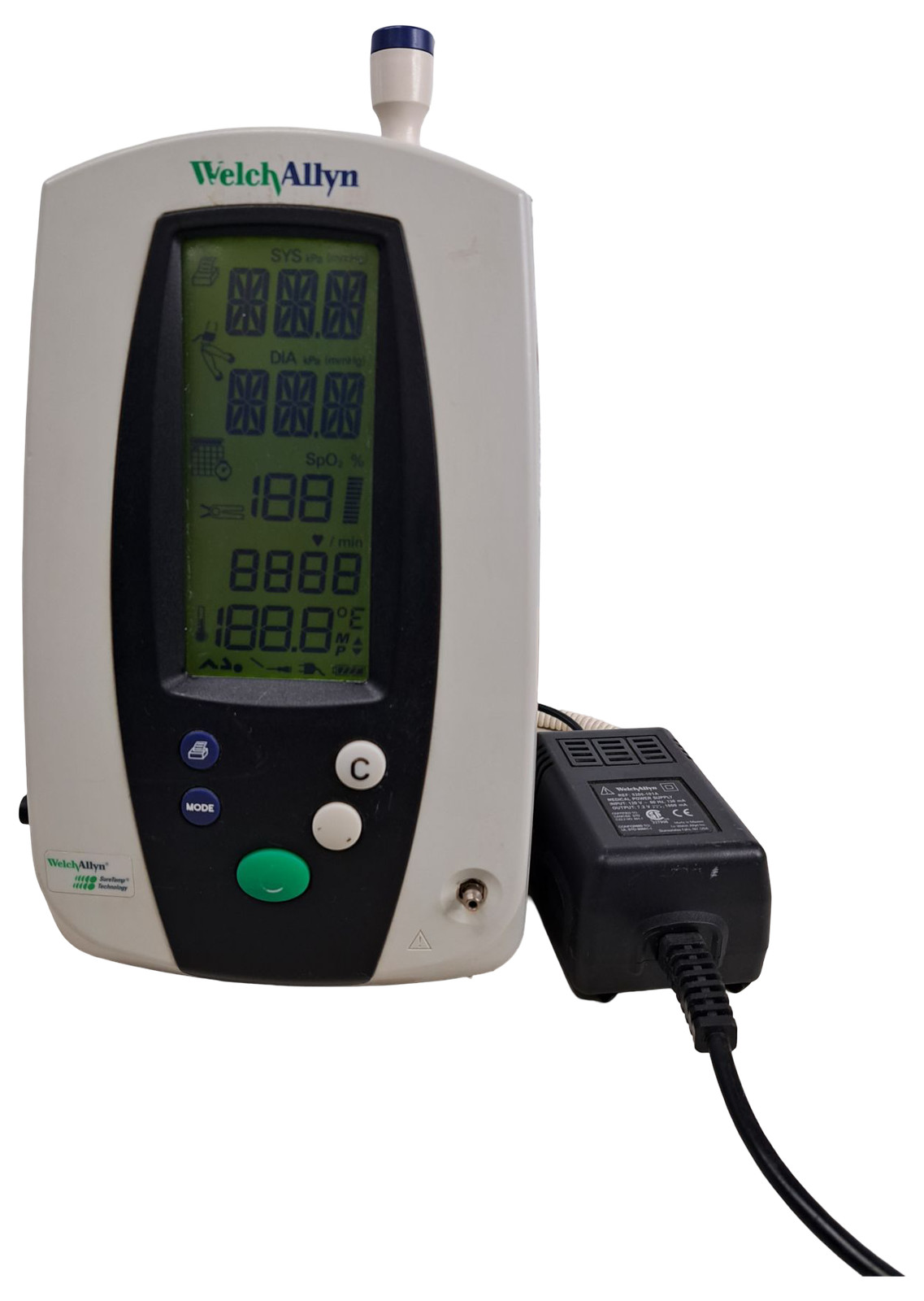 WELCH ALLYN 420 SERIES SPOT VITAL SIGNS MONITOR @