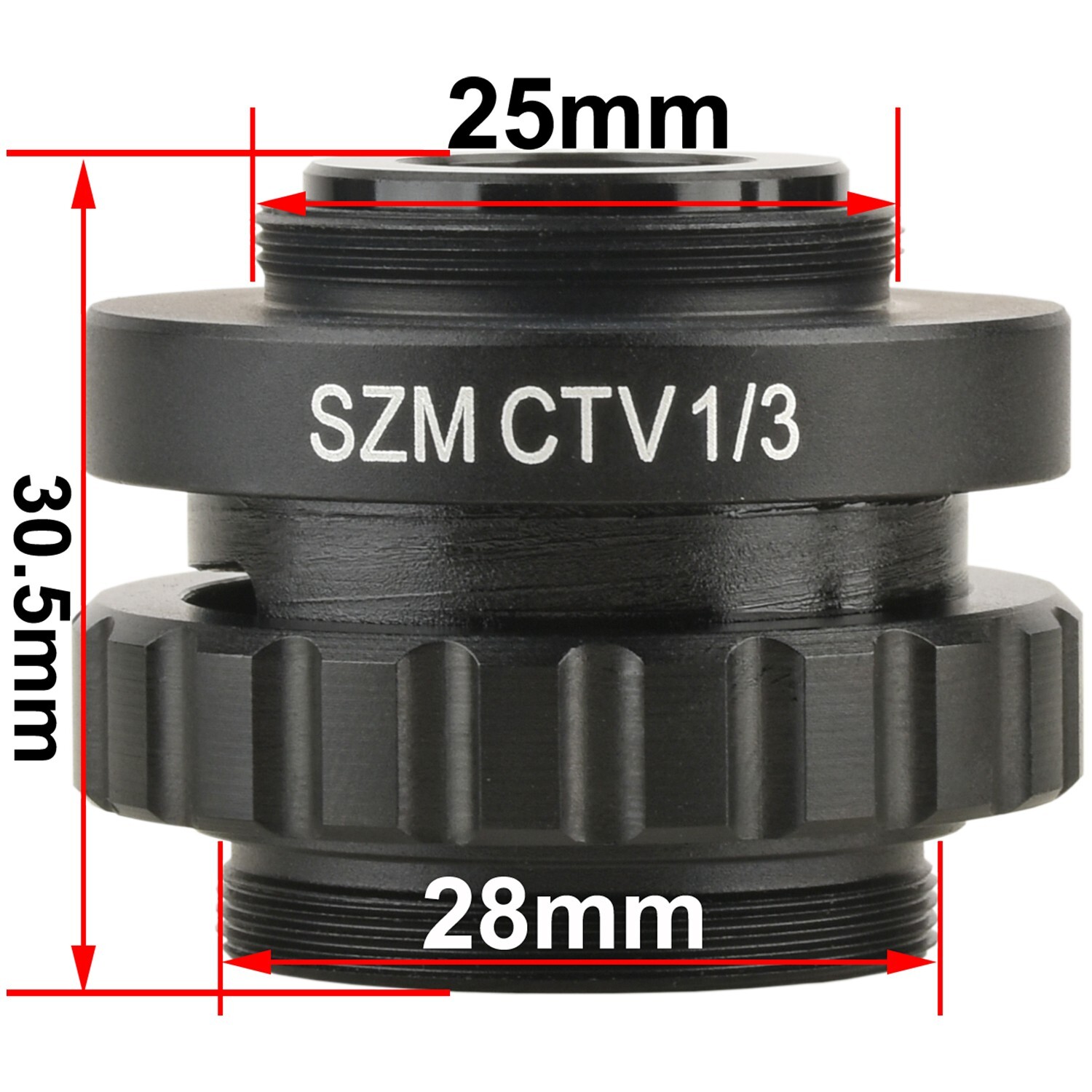 1/3 CTV Microscope Interface Adjustable Focal Length 28mm Mounting Interface