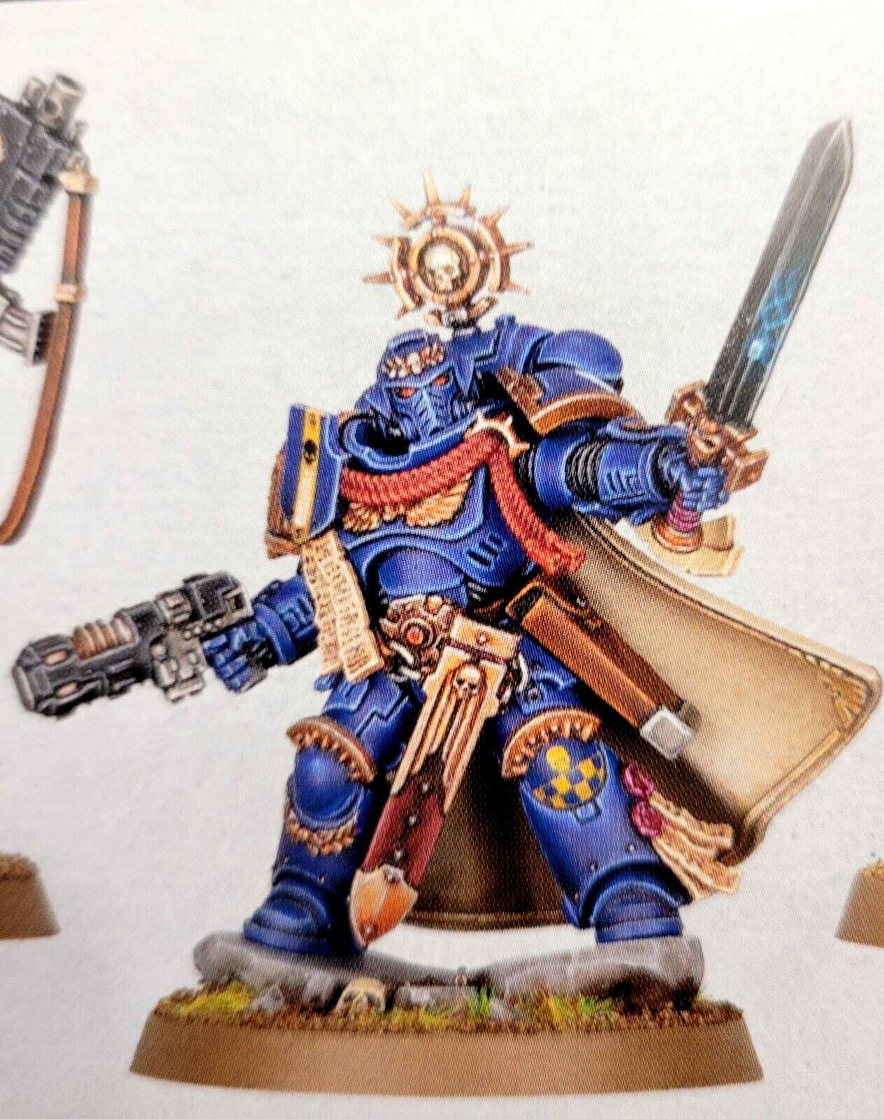 Captain Power Sword, Power Fist + Plasma Pistol Space Marines Company Heroes 40K